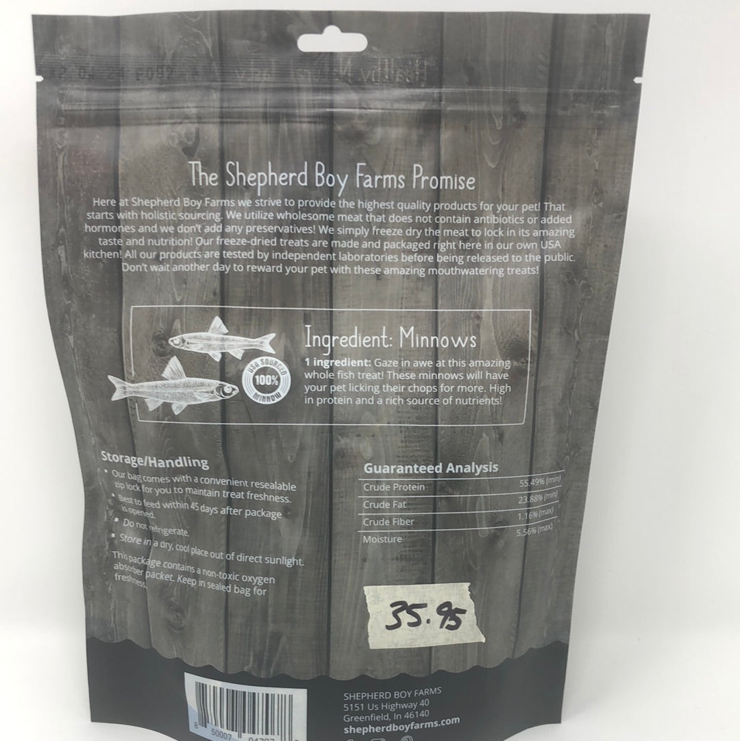 Freeze Dried Minnows