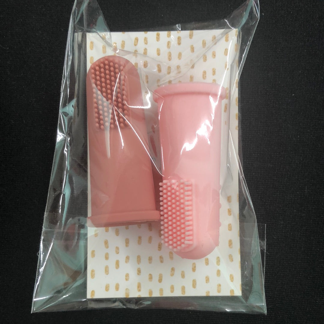 Silicone Finger Toothbrush Double Pack