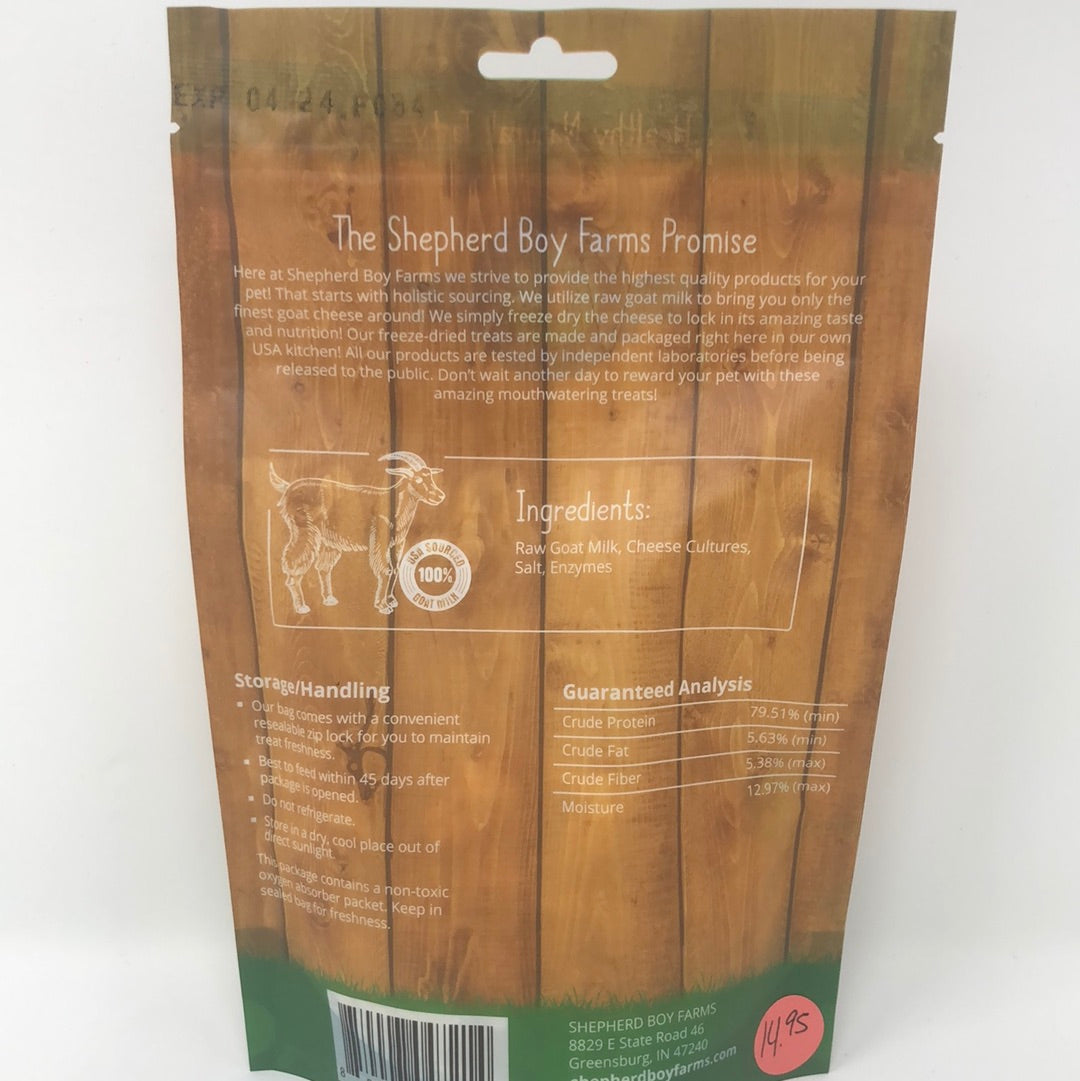 Freeze Dried Raw Goat Cheese