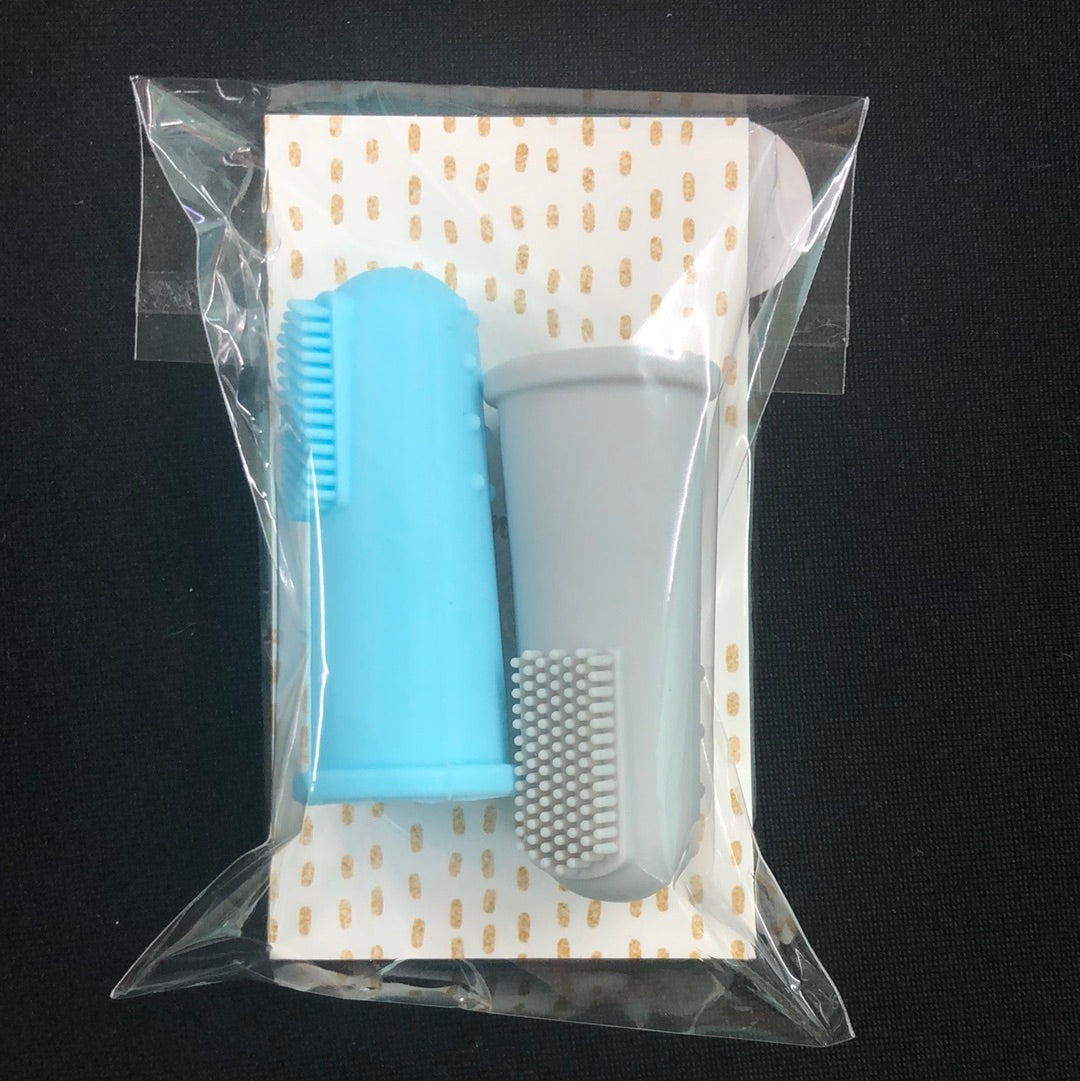 Silicone Finger Toothbrush Double Pack