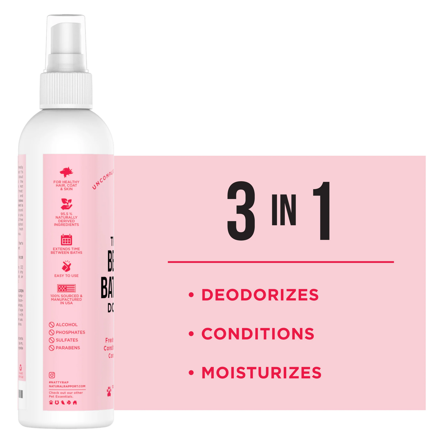 The Only Between Bath Spray Dogs Need - Dog Cologne - Floral & Coconut