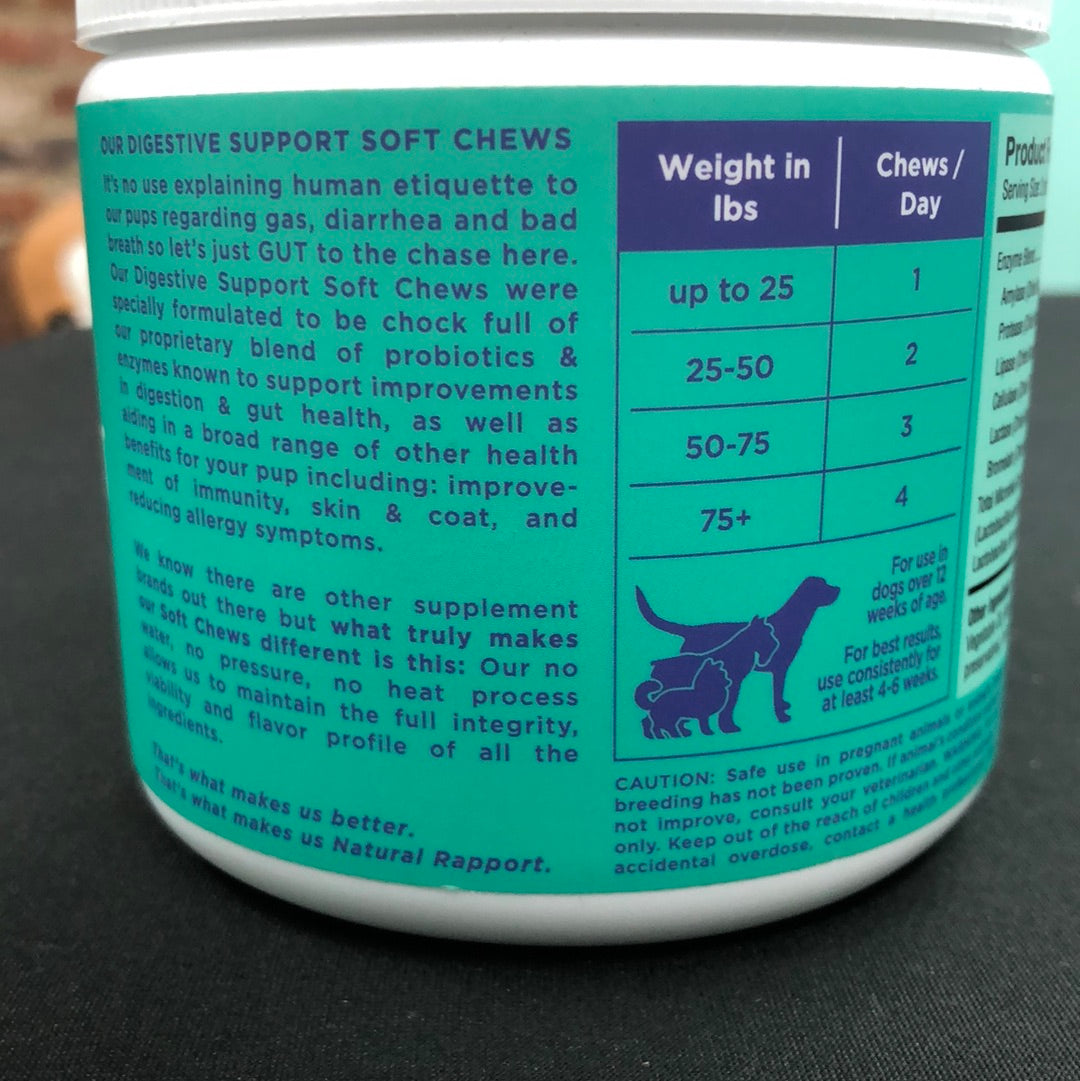 The Only Digestive Support Soft Chews Dogs Need