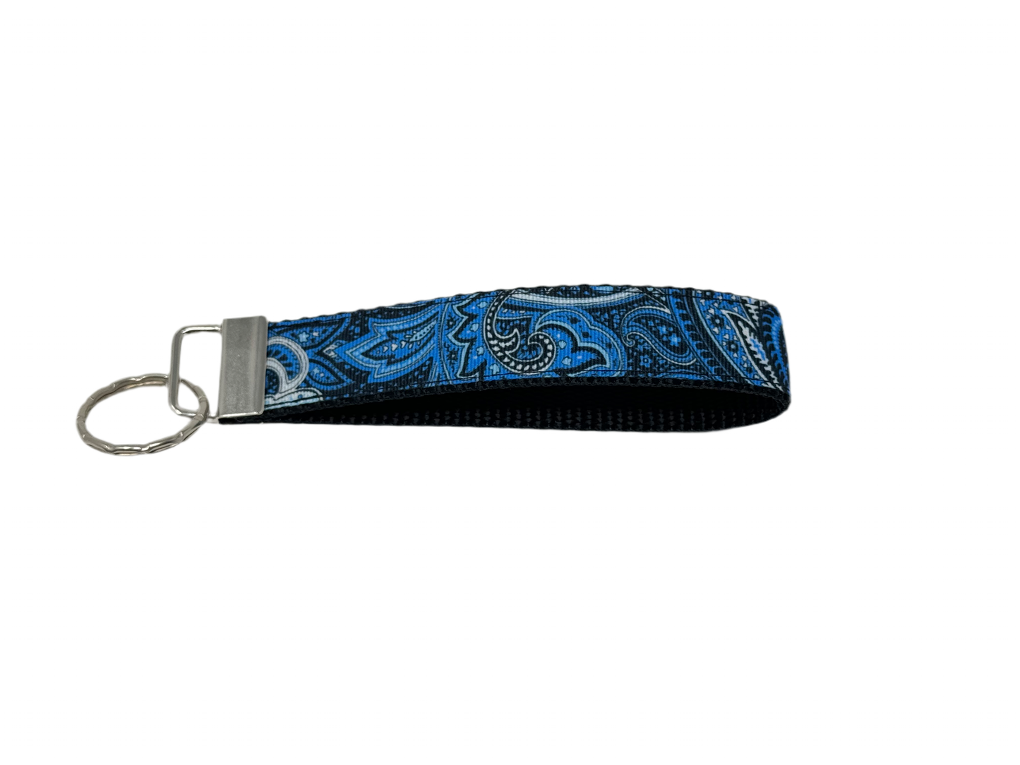 Ice Paisley Wristlet Keychain