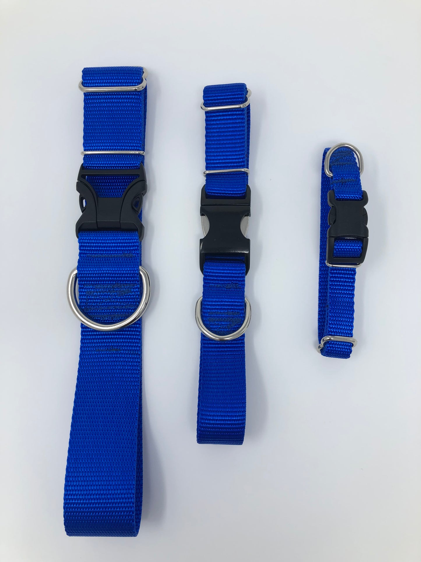 1 Inch Bright Royal Blue Nylon Collar