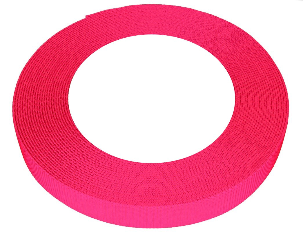 1 1/2 Inch Hot Pink Nylon Collar