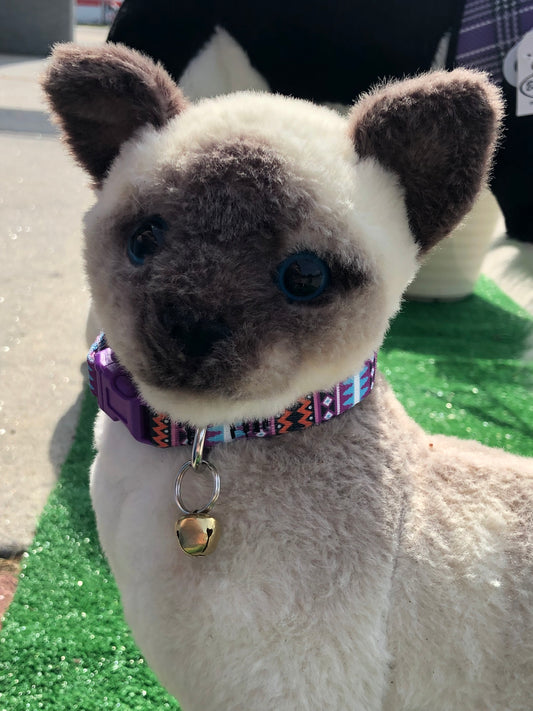 Purple Southwestern Cat Collar
