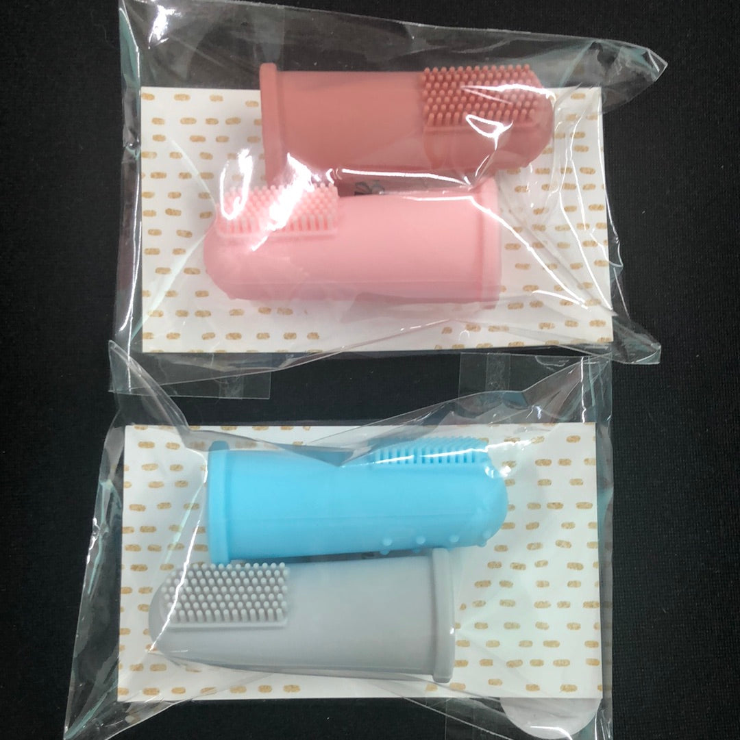 Silicone Finger Toothbrush Double Pack