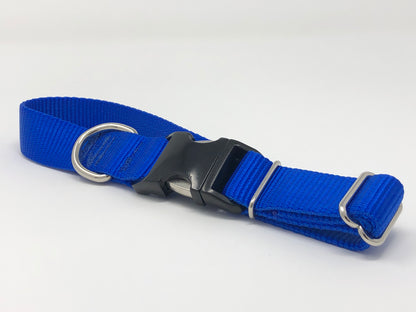 Royal Blue Nylon Dog Collar